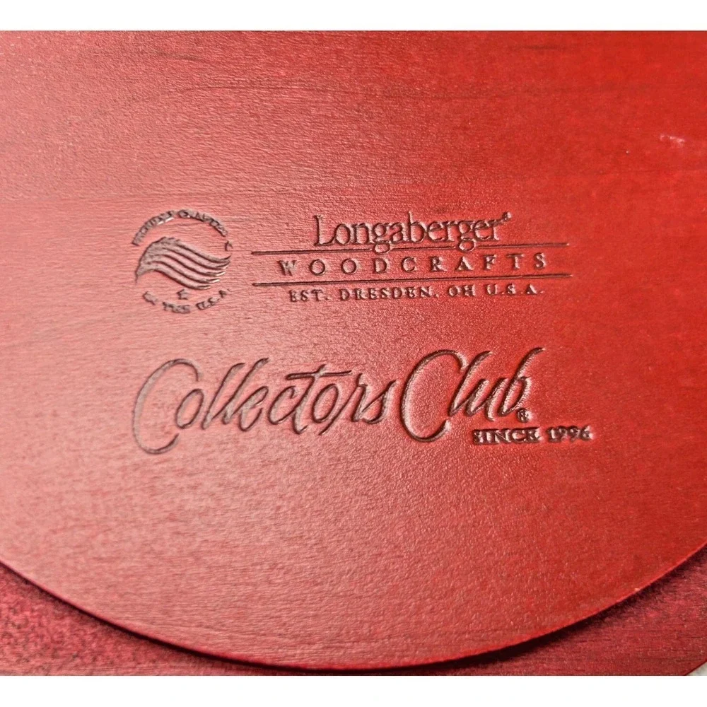 Longaberger LITTLE LADYBUG Basket Lid & Legs Plastic Protector 2009 - Lid Repair